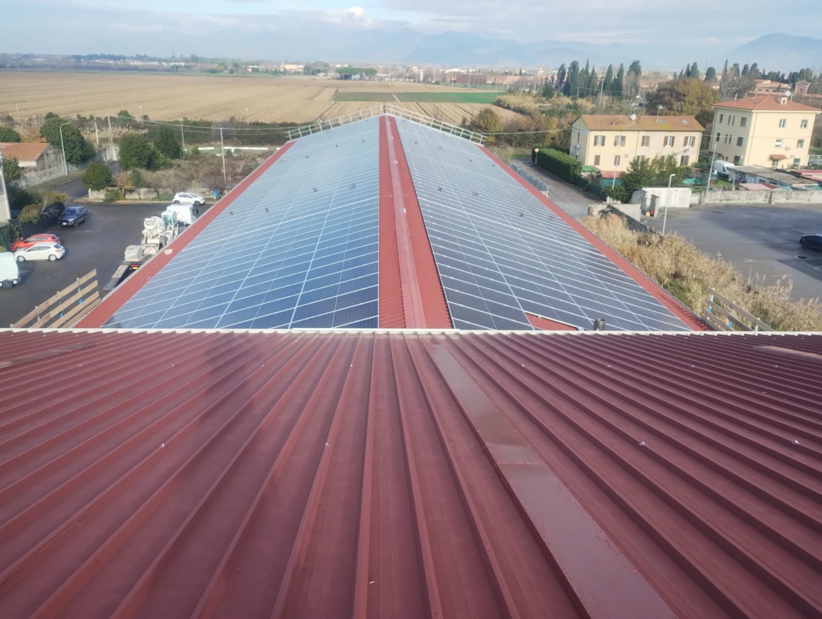 Pannelli solari sul tetto